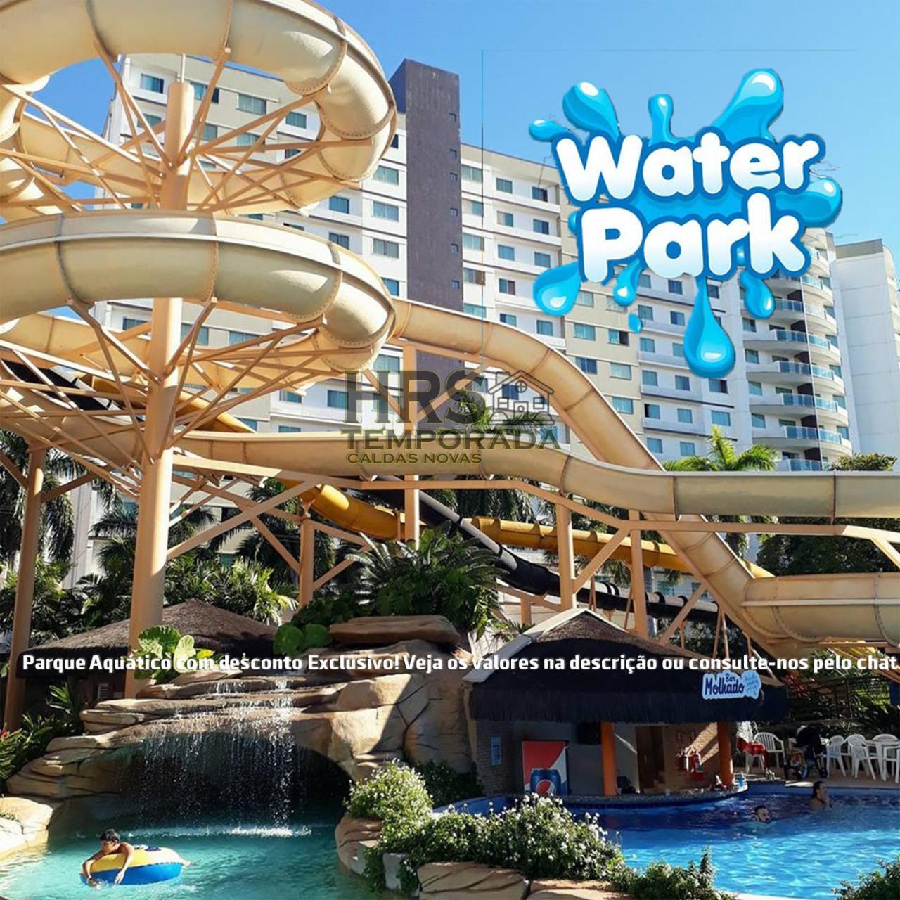 Hotel De Luxo Em Caldas Novas Com Ingressos Com Valor Exclusivo Nos Clubes Hot Park, Lagoa Termas, Waterpark, E Nautico!!! Exteriör bild