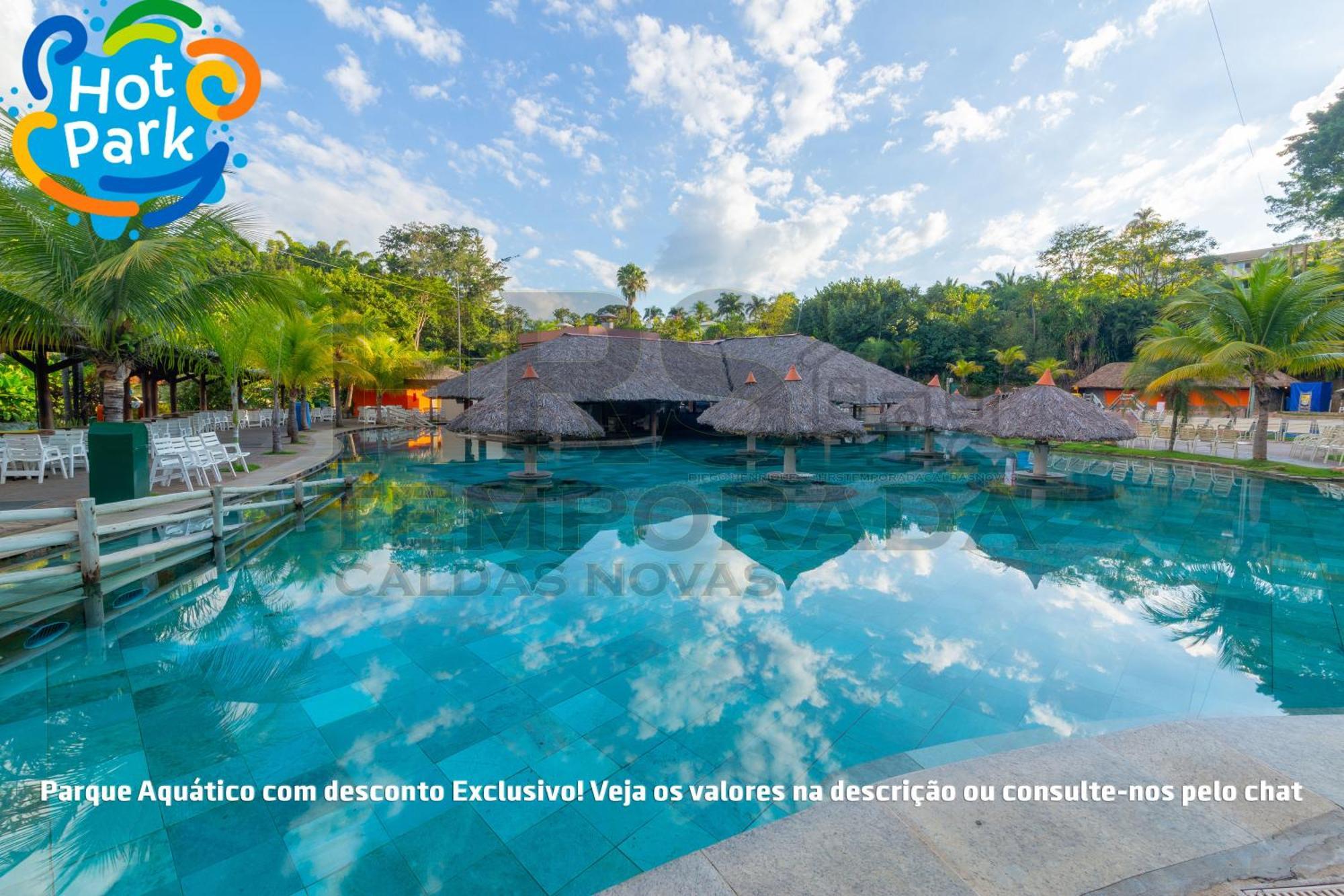 Hotel De Luxo Em Caldas Novas Com Ingressos Com Valor Exclusivo Nos Clubes Hot Park, Lagoa Termas, Waterpark, E Nautico!!! Exteriör bild
