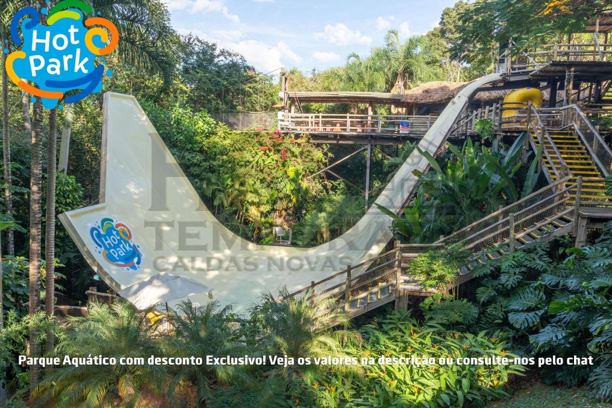 Hotel De Luxo Em Caldas Novas Com Ingressos Com Valor Exclusivo Nos Clubes Hot Park, Lagoa Termas, Waterpark, E Nautico!!! Exteriör bild